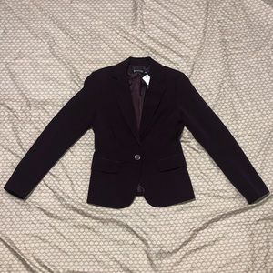 NWT NY&CO Burgundy Blazer Size 0